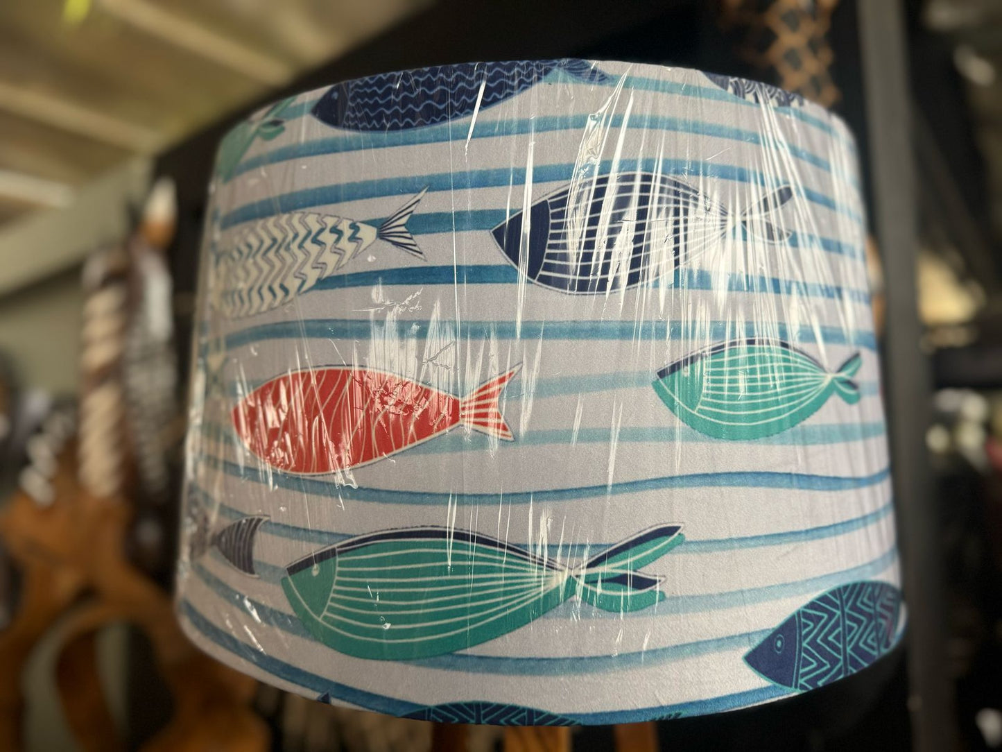 SHADE019 - NAUTICAL FISHES - LAMPSHADE