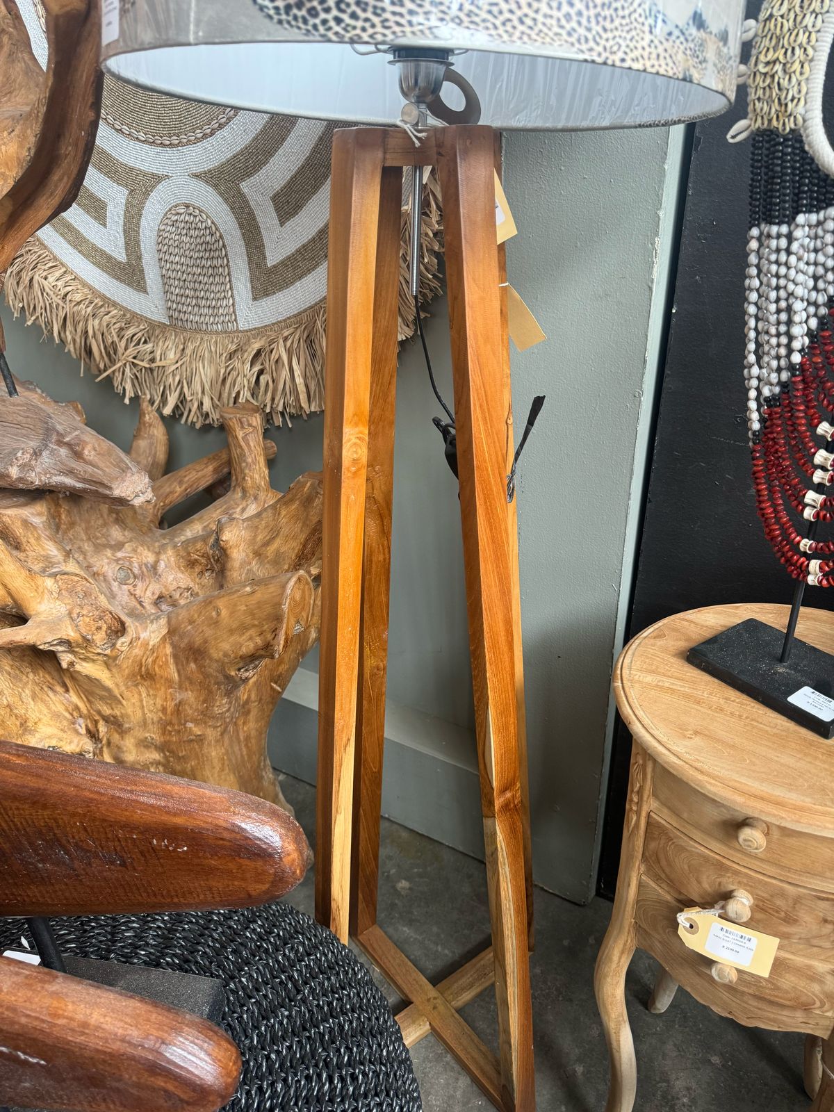 BAL035 - WOODEN LAMP 120CM