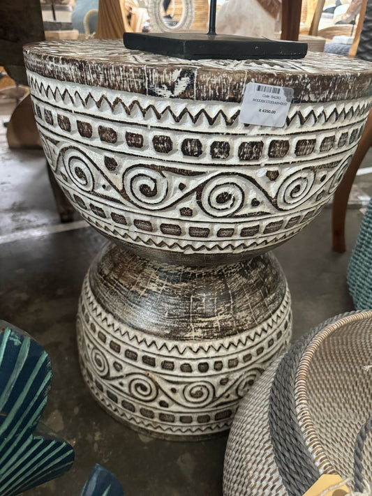 BAL083 - WOODEN STOOL40X40X50