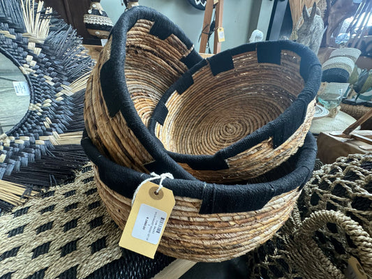 BAL093 - NYLON BASKET ROUND SET OF 3