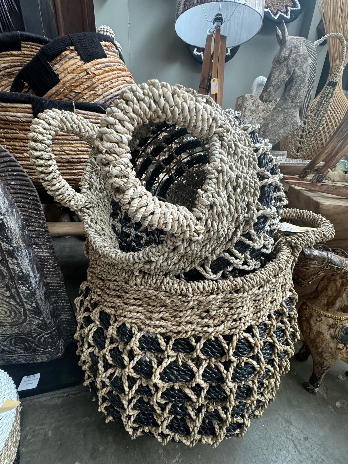 BAL097 - NYLON BASKET SET OF 2