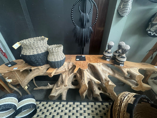 BAL101 -  WOODEN CONSOLE TABLE 200X45X80