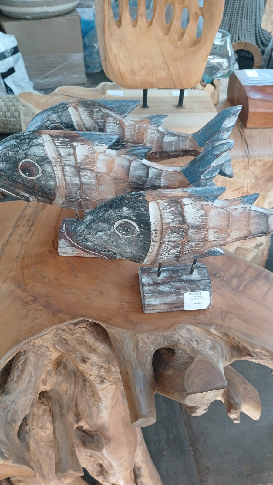 BAL151 - WOODEN FISH 40CM