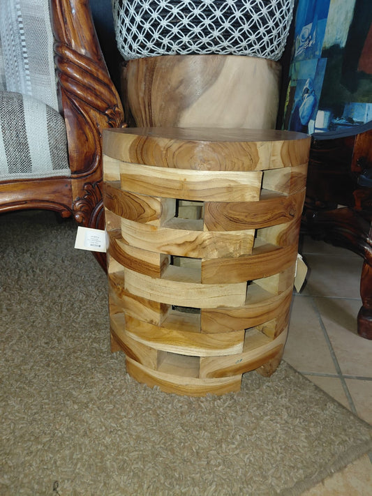 BAN052 - WOODEN SUAR STOOL 35X35X40CM