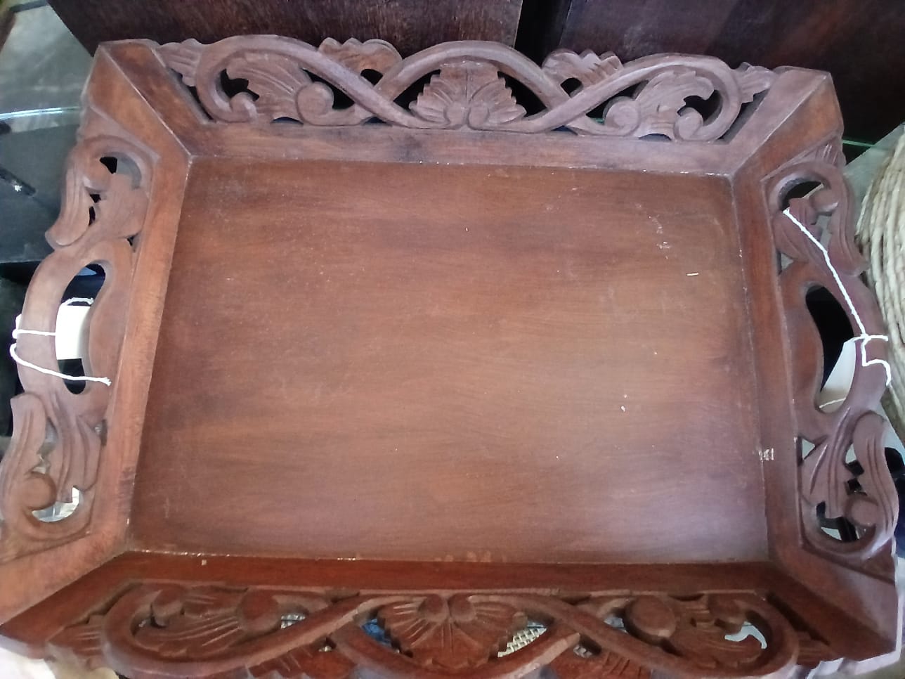 UB008 WOODEN TRAY