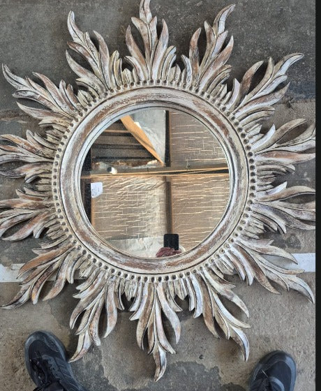 UB019 WOODEN FRAME MIRROR