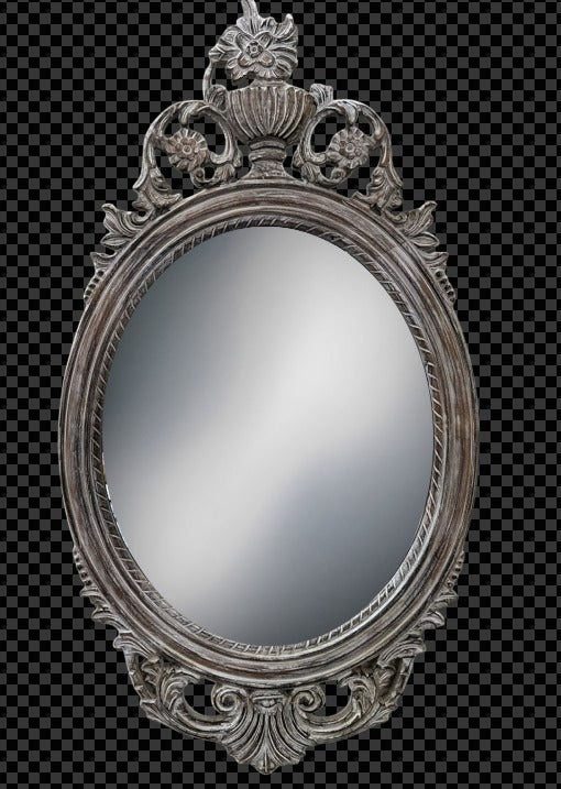 UB020 - WOODEN FRAME MIRROR
