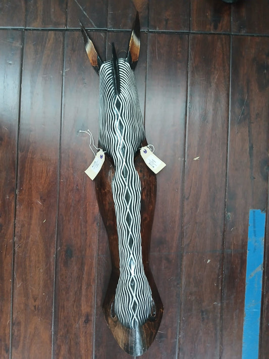 UBI005 - WOODEN ALBESIA ZEBRA Y2 HITAM