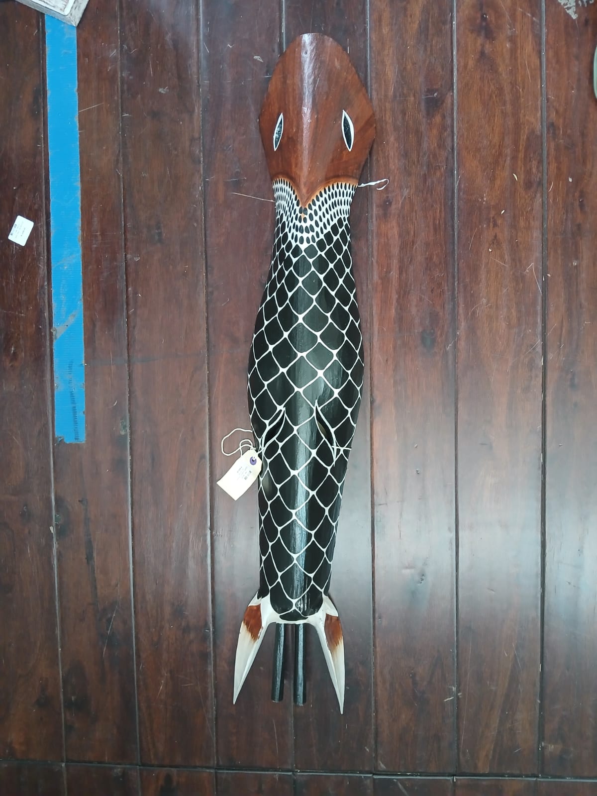UBI009 - WOODEN ALBESIA GIRAFFE FULL HITAM